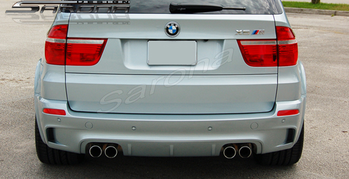 Custom BMW X5 Rear Bumper  SUV/SAV/Crossover (2007 - 2010) - $980.00 (Part #BM-001-RB)
